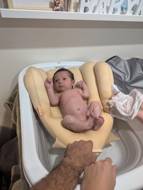 Customer photo review of Bleue Bebe's Sink Bather