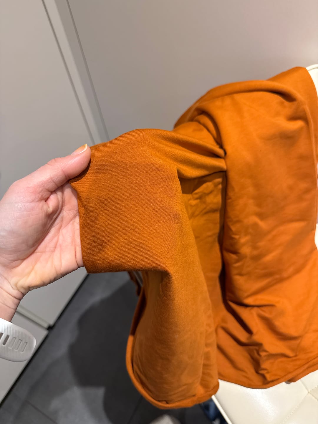 Customer photo review of Plain French Terry Fabric