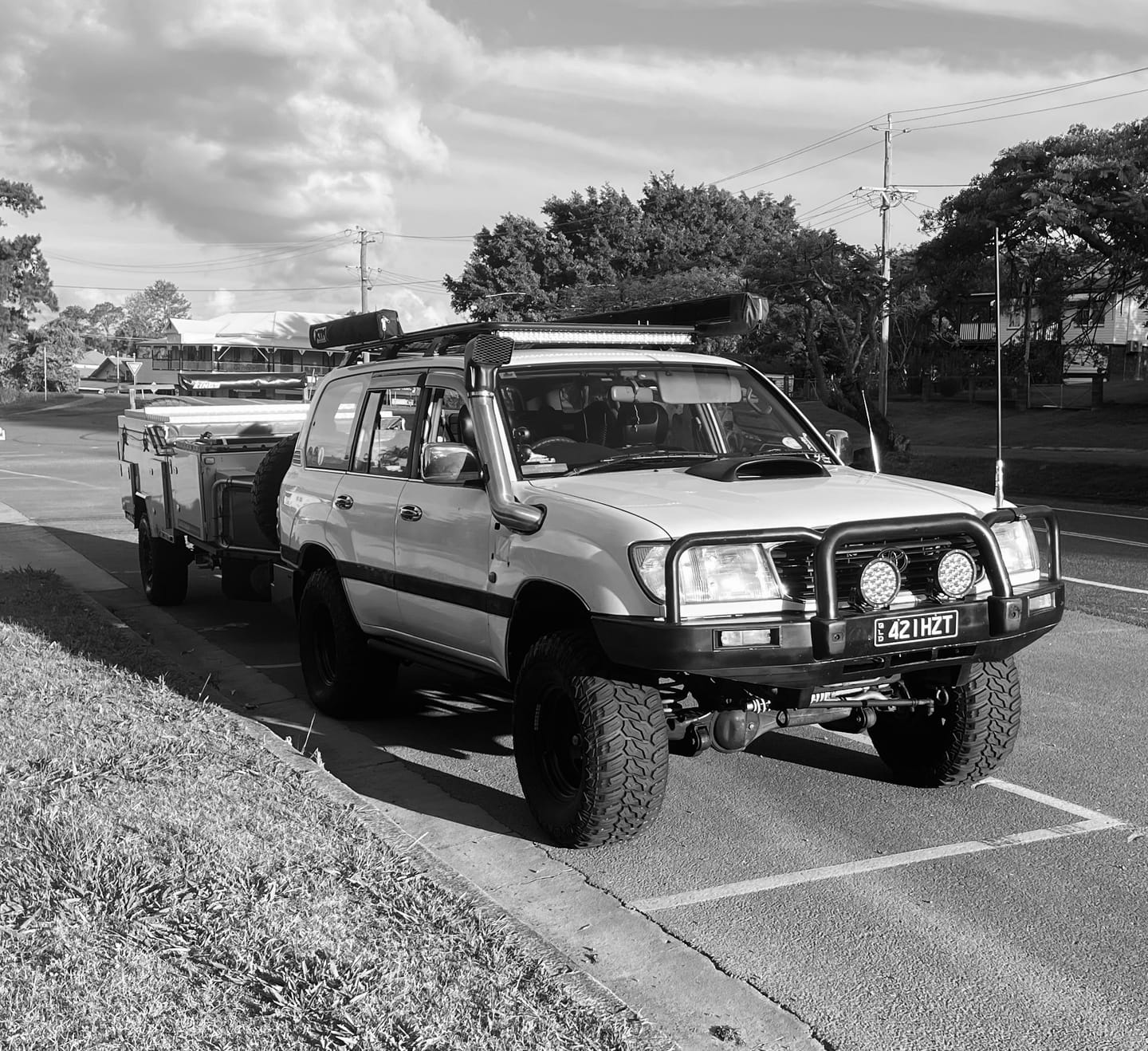 Customer photo review of Stainless Snorkel to suit Toyota 100/105 Series Landcruiser