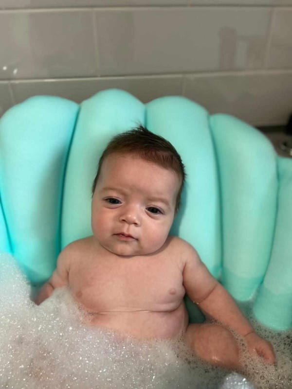 Customer photo review of Bleue Bebe's Sink Bather