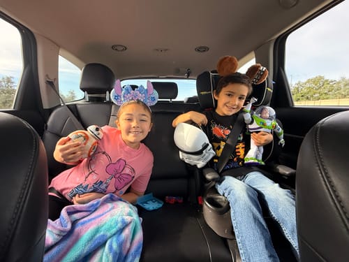 Customer photo review of Stitch Purple Iridescent Mickey Ears