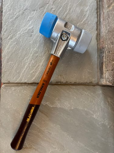 Customer photo review of Halder | Simplex Mallet  - 40cm Handle | TPE soft face & TPE medium-hard 60mm
