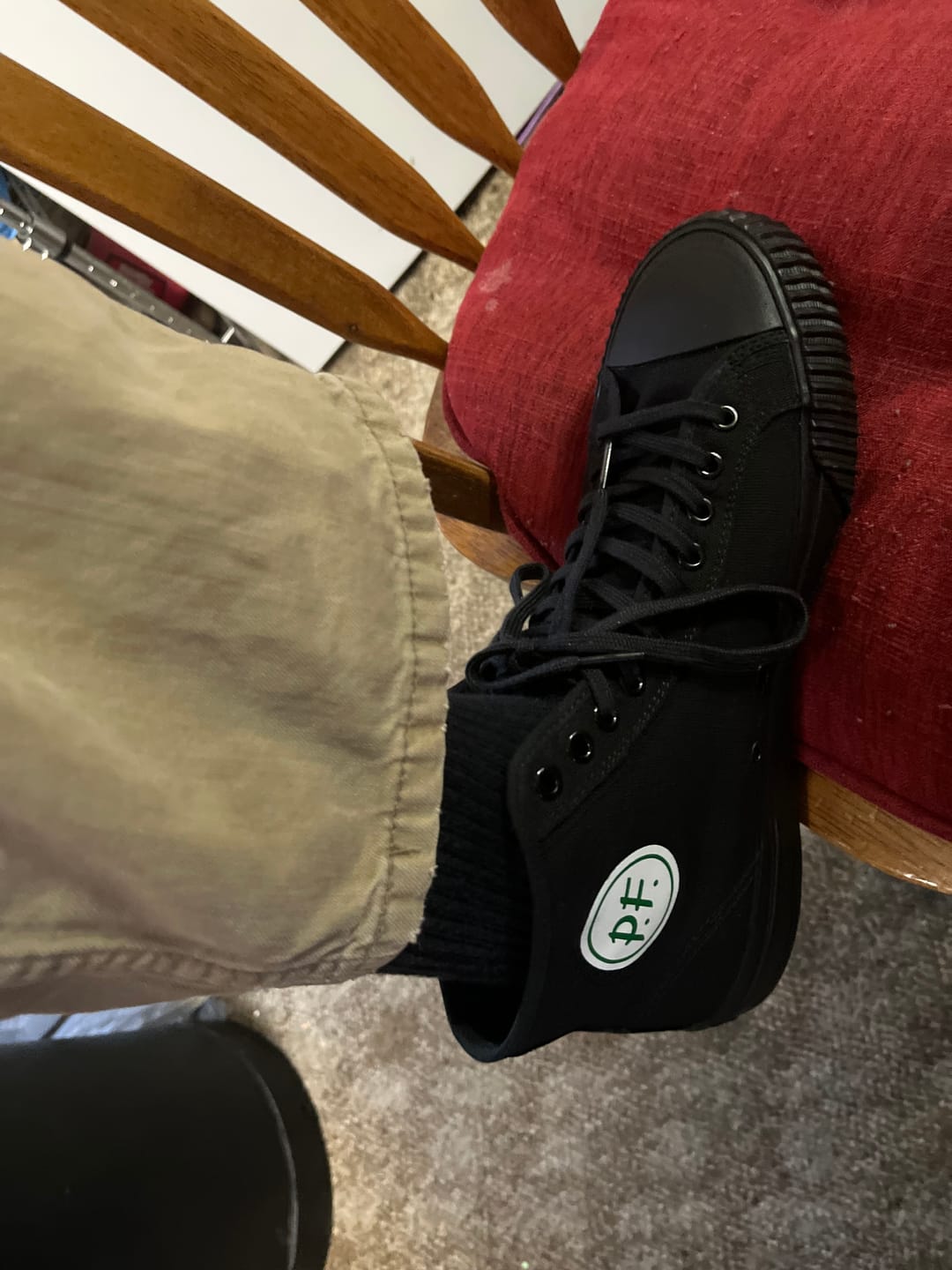 Customer photo review of 1993 Center High-Top Black