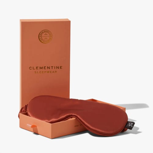 Customer photo review of Organic Silk Sleep Mask