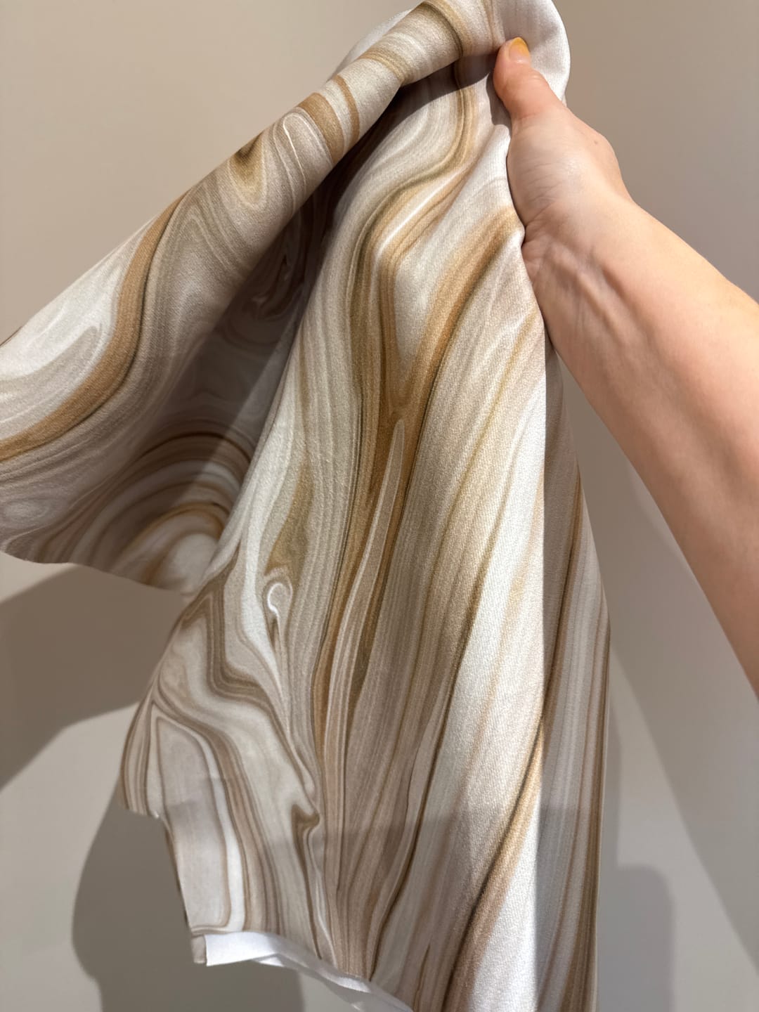 Customer photo review of Waveform Flow Velvet Furnishing Fabric