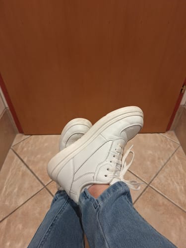 Customer photo review of ELEVATESHOES WHITE CLASSY