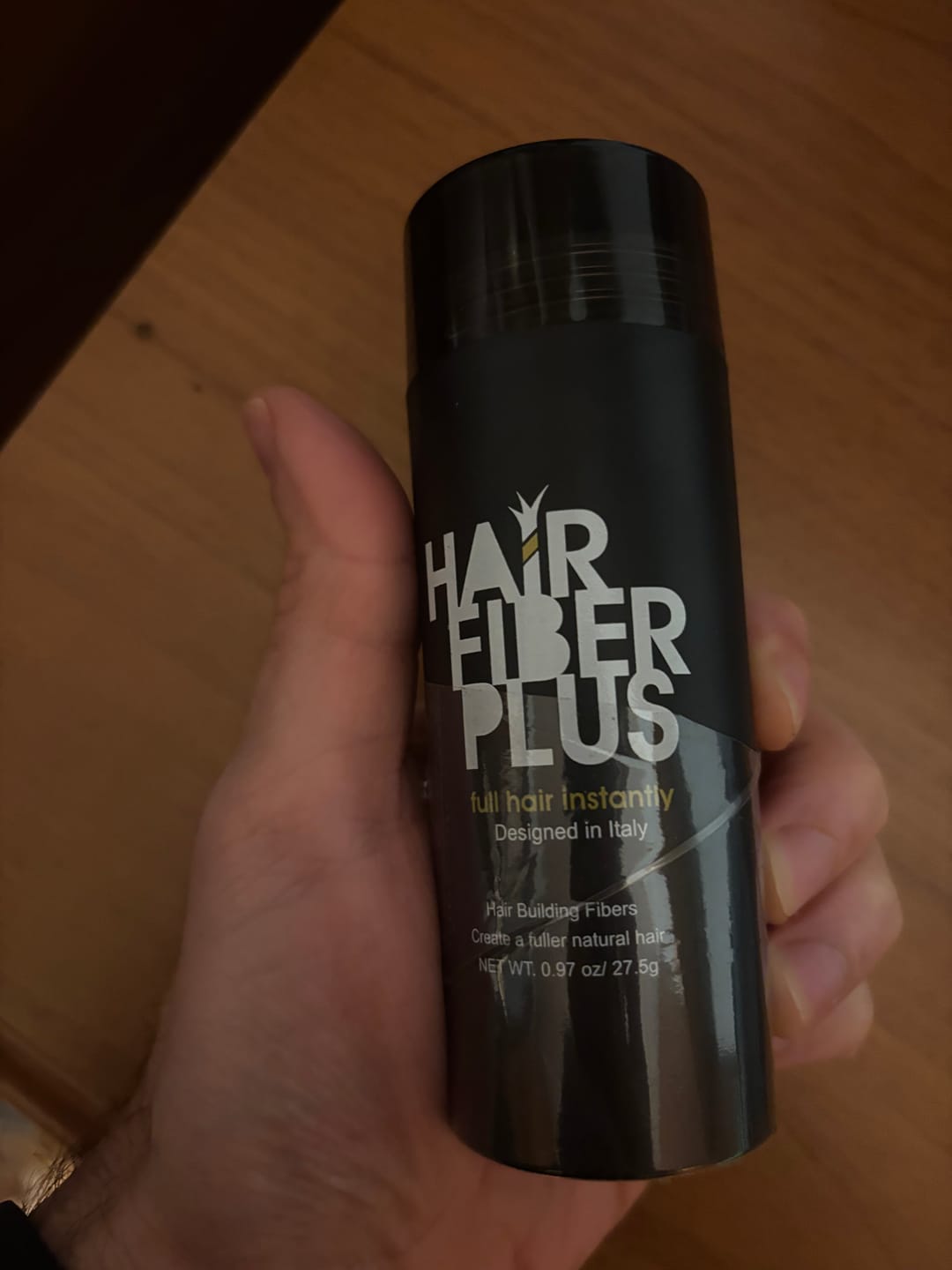 Customer photo review of Fibre copri Calvizie da 27.5gr  | Castano Scuro | 60 Giorni di applicazioni