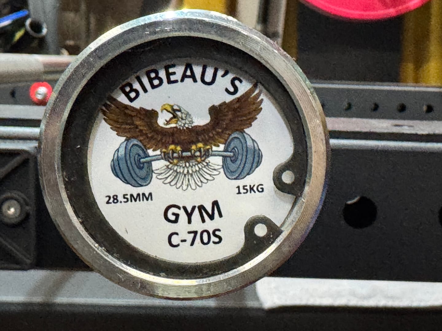 Customer photo review of Custom & or replacement barbell end caps