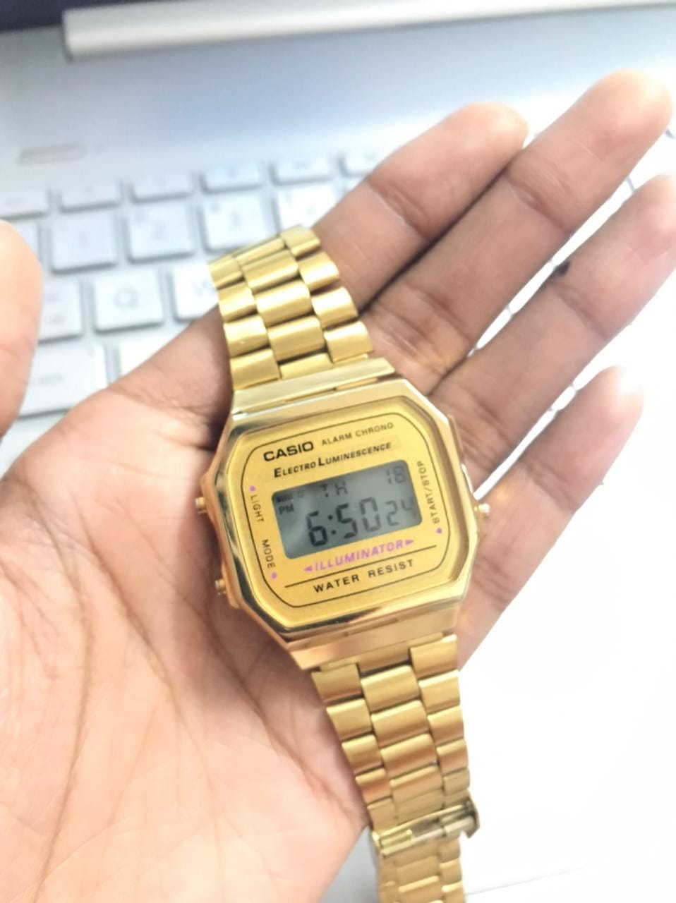 Customer photo review of Casio Vintage A168 Unisex (Digital Watch)