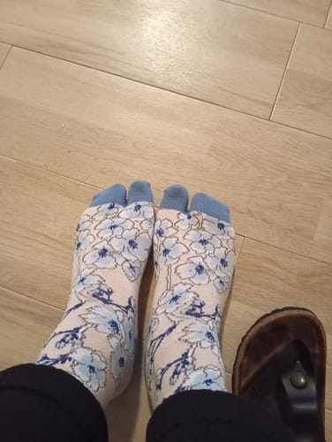 Customer photo review of Chaussettes Tabi Coton