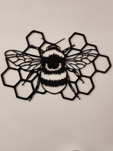Customer photo review of The Hive Keeper Wall Art