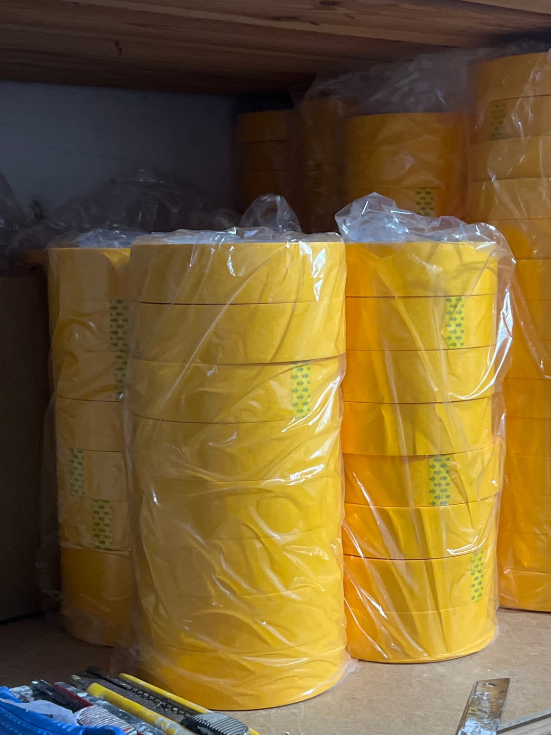 Customer photo review of Basic Goldband - Klebeband Malerkrepp UV-30