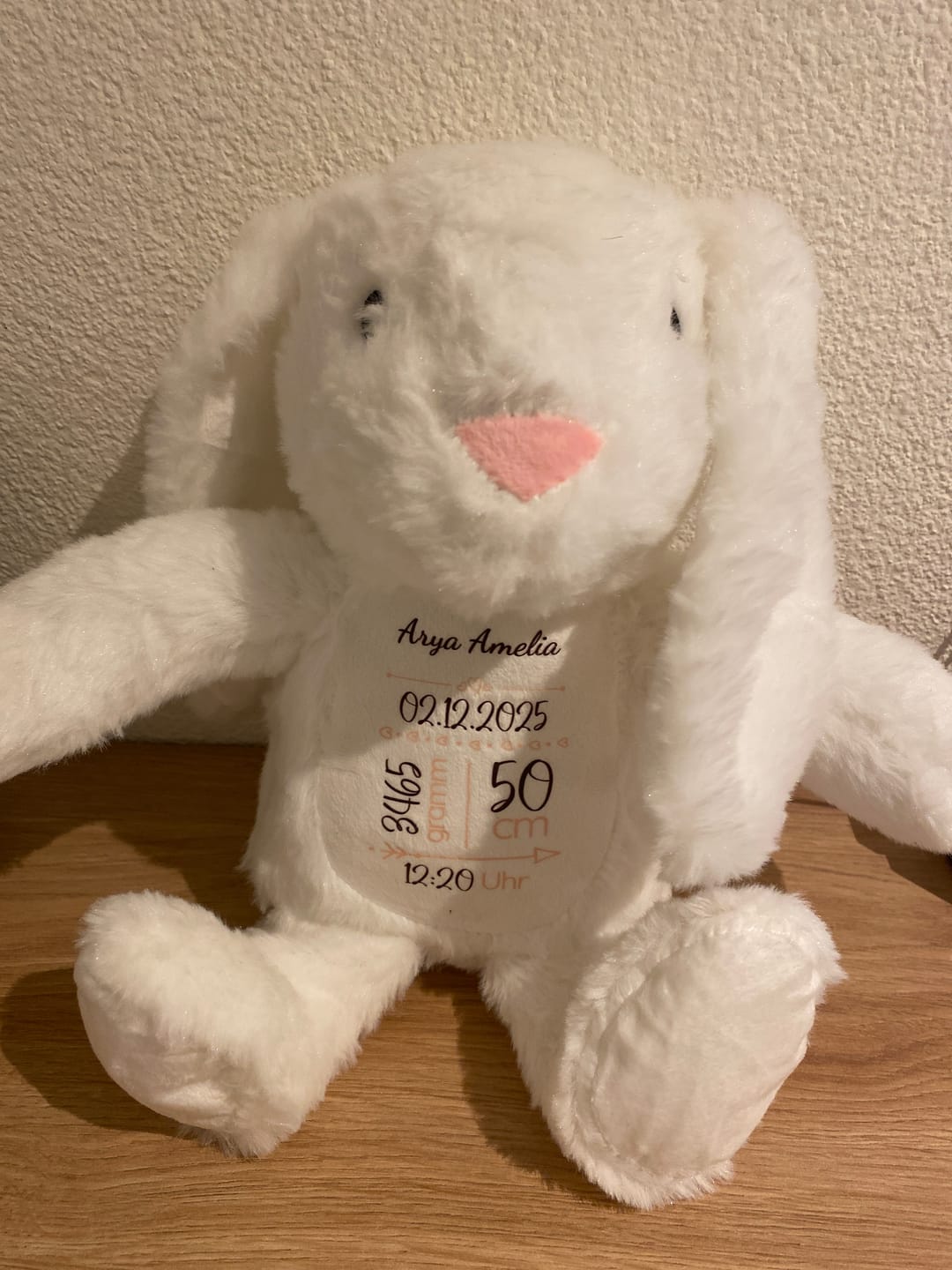 Customer photo review of Hasi - Kinder-Stoffhase