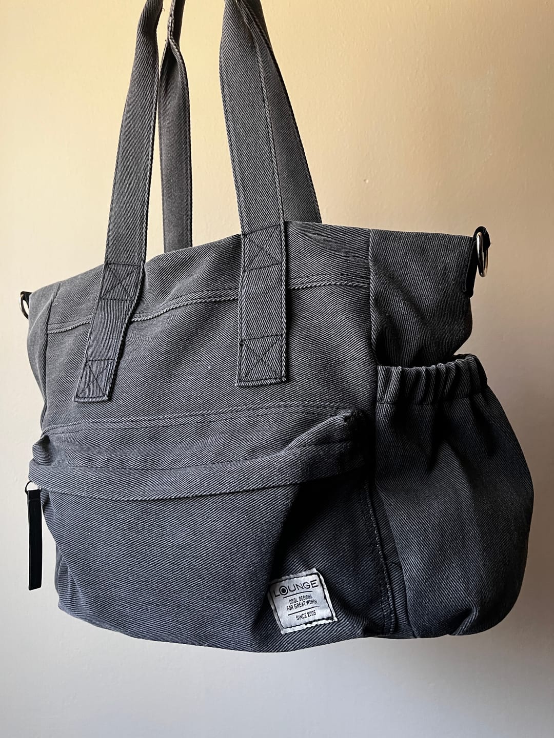Customer photo review of Cartera De Hombro Notebook Jeans Back To School