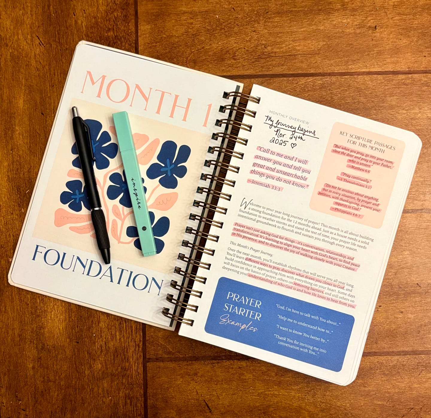 Customer photo review of A Year In Prayer: A Journey of Daily Prayer and Reflection