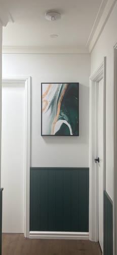 Customer photo review of Emerald River, Abstract Art, Style C