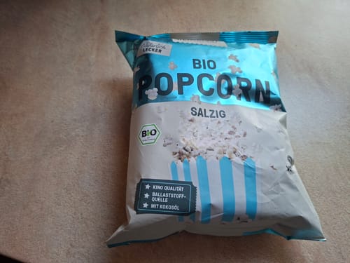 Kundenbewertung mit Foto zu Bio Popcorn Salzig