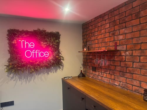 Customer photo review of Custom Neon: The Office