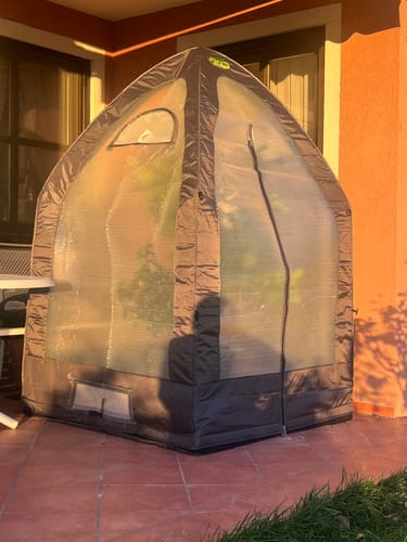 Customer photo review of Überwinterungszelt "ICEDOME ThermoPLUS Deluxe" L 120 x B 120 x H 183 cm