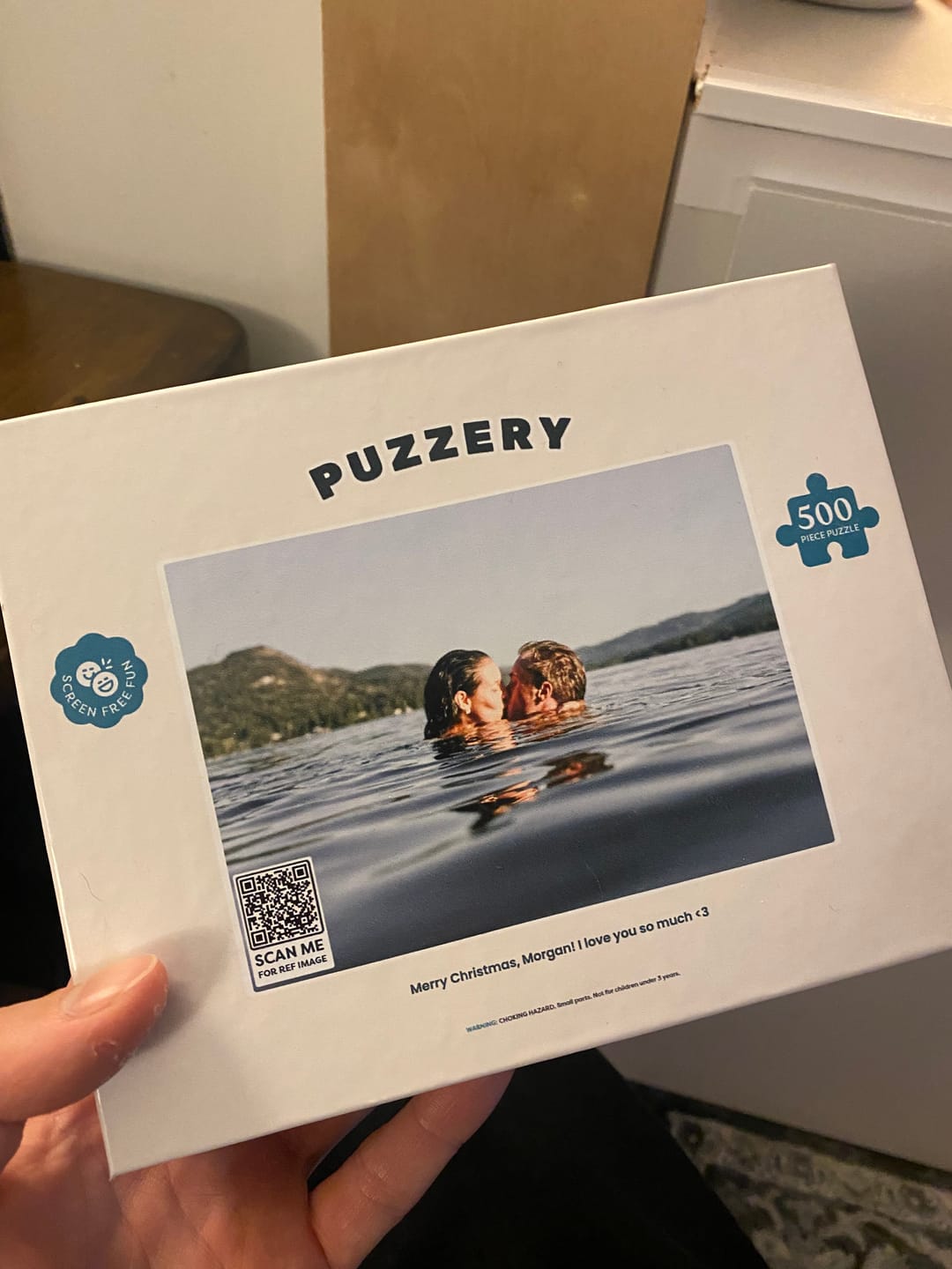 Customer photo review of Custom jigsaw puzzle