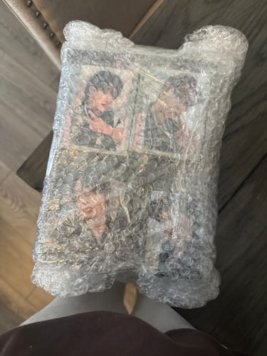 Customer's order of Stray Kids DO IT albums, securely wrapped in bubble wrap as delivered.