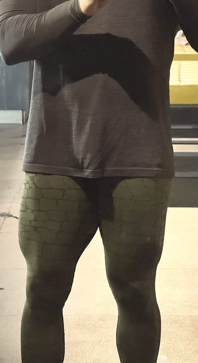 Customer photo review of Leggings Push Up All-up Cocco Verde
