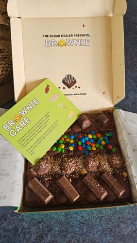 Customer photo review of Nutella brownie