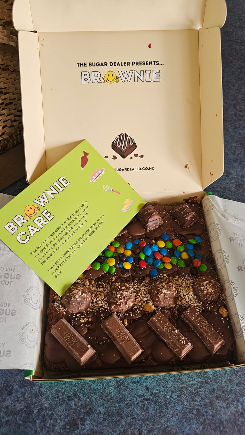 Customer photo review of Nutella brownie