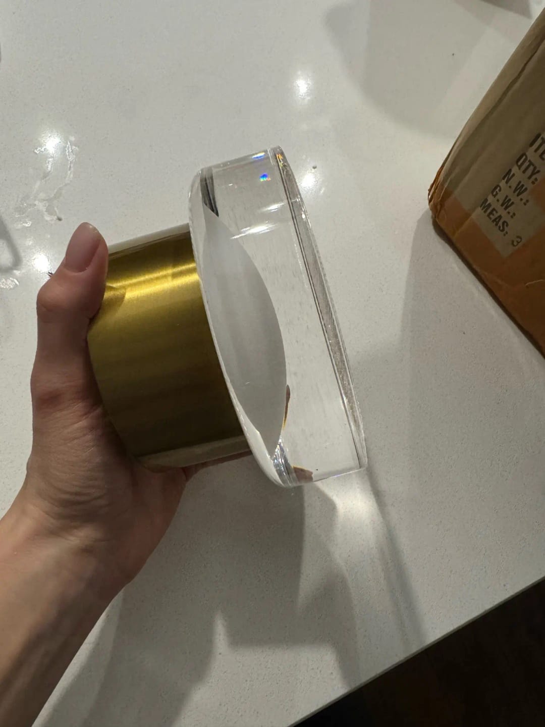 Customer photo review of Arandela de Parede Vidro LED Vita