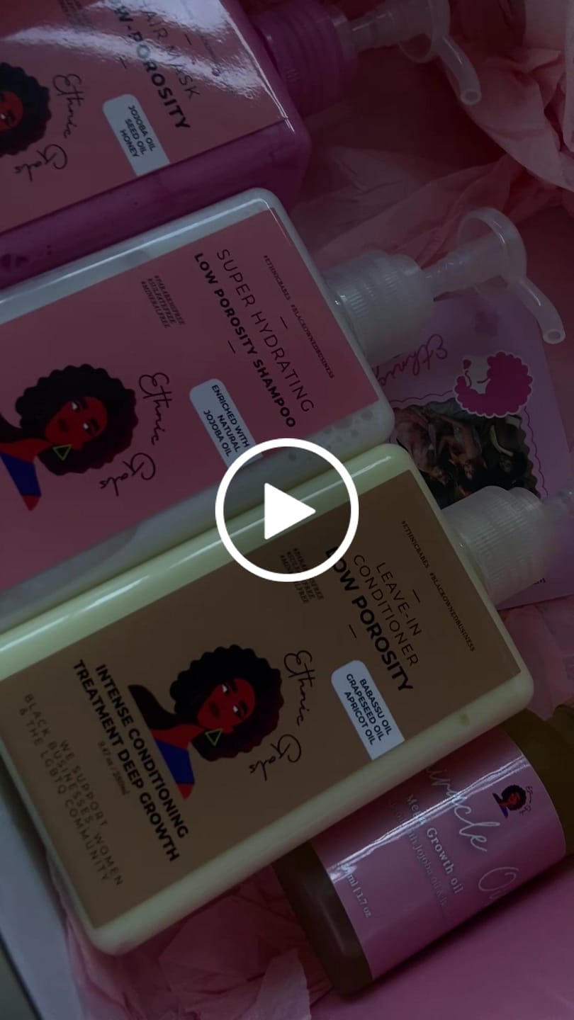 Customer video review of High Porosity Deep Moisture Leave-In Conditioner