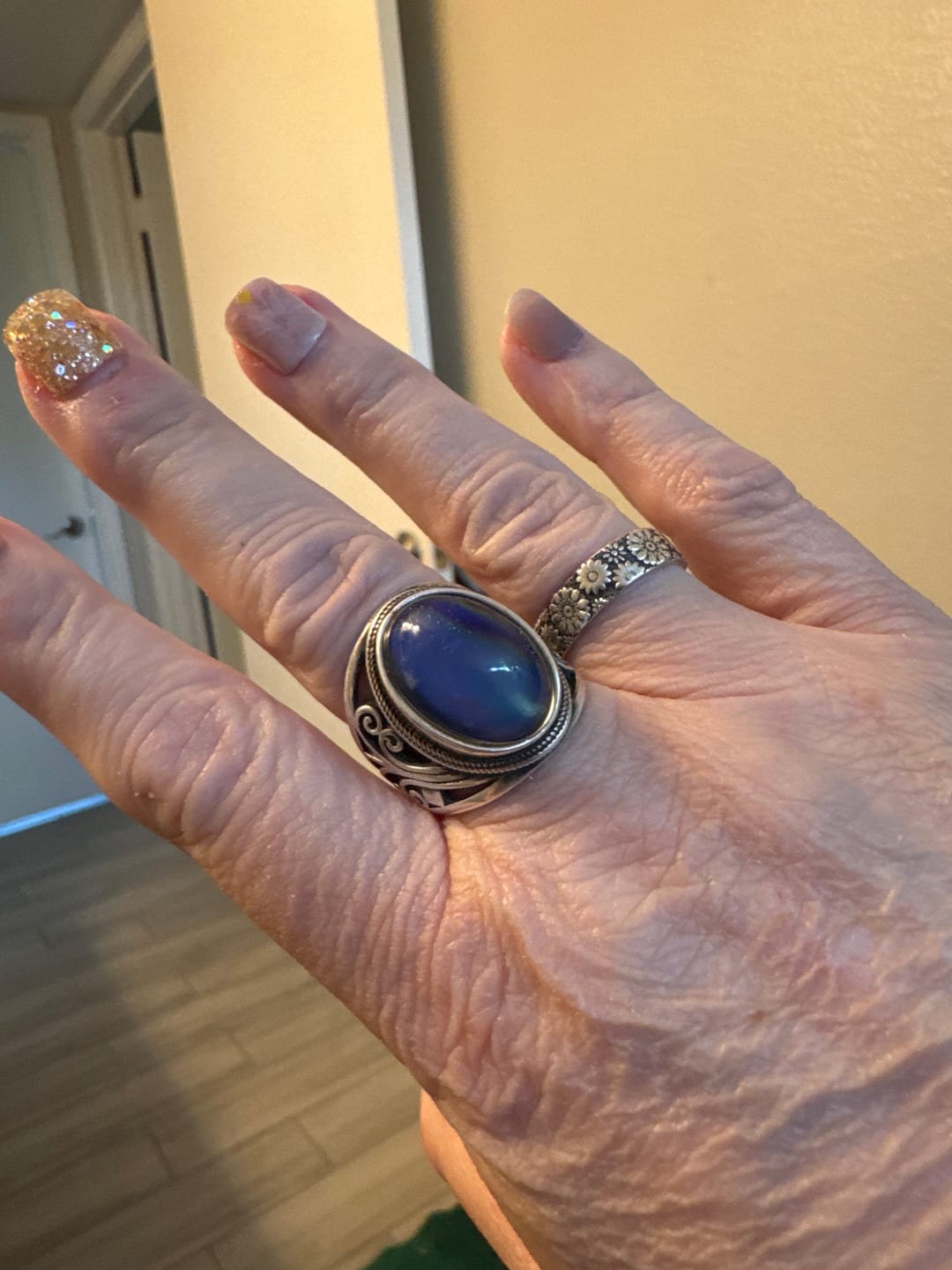 Customer photo review of New-Age Mood Ring