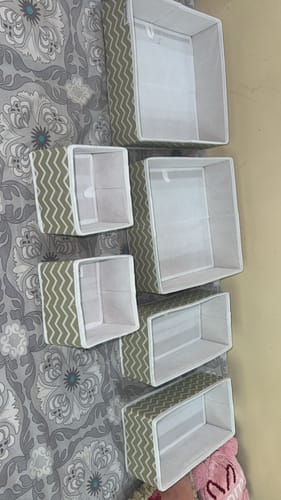 Customer photo review of Qoolish 6-Pack Drawer Organizers: Tidy-Up Your Space in Style! (Available in 10 Colors)