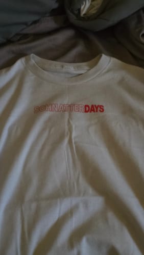 Customer photo review of HARDWORK TEE