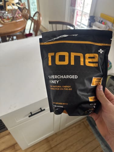 Customer photo review of 100mg Caffeine - Classic - SuperCharged Honey (20-Pack)