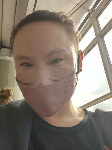 Customer photo review of KN95 Respirator Face Mask: Unity Bundle (25 colors)