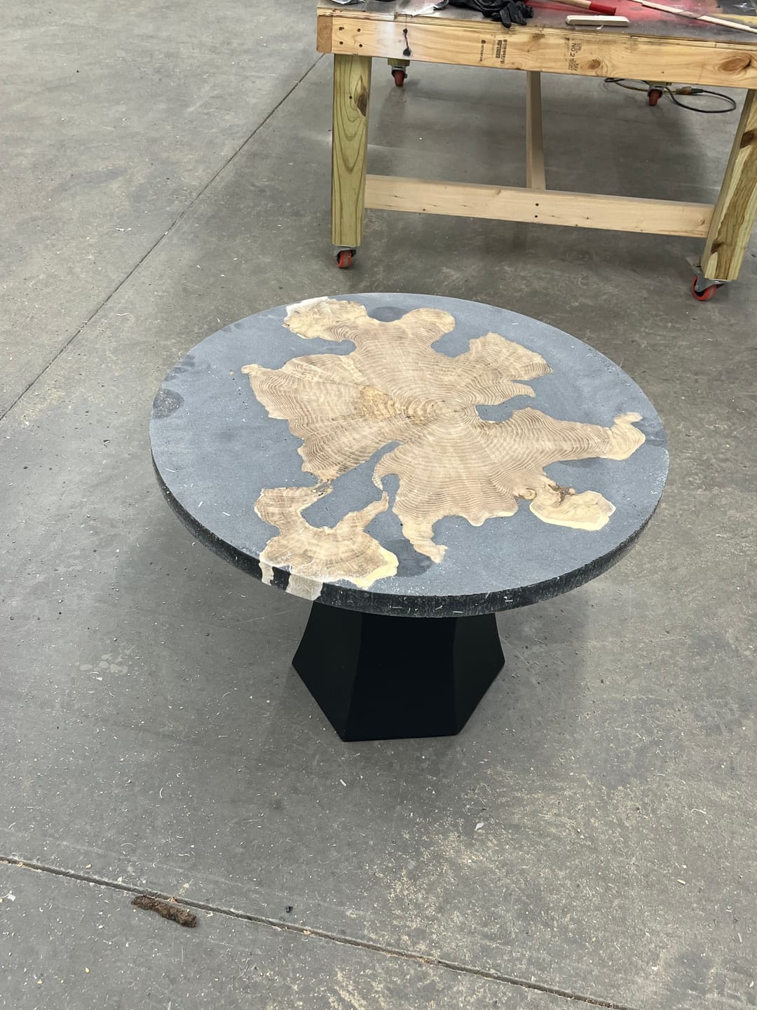 Customer photo review of End Table Legs 216 Namu Metal Modern Design