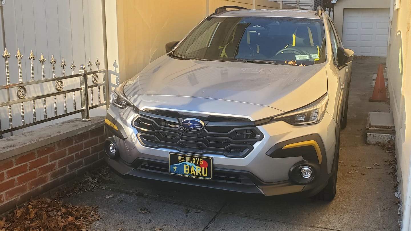 Customer photo review of Custom Japanese License Plate - Vanity & Magnetic Cover