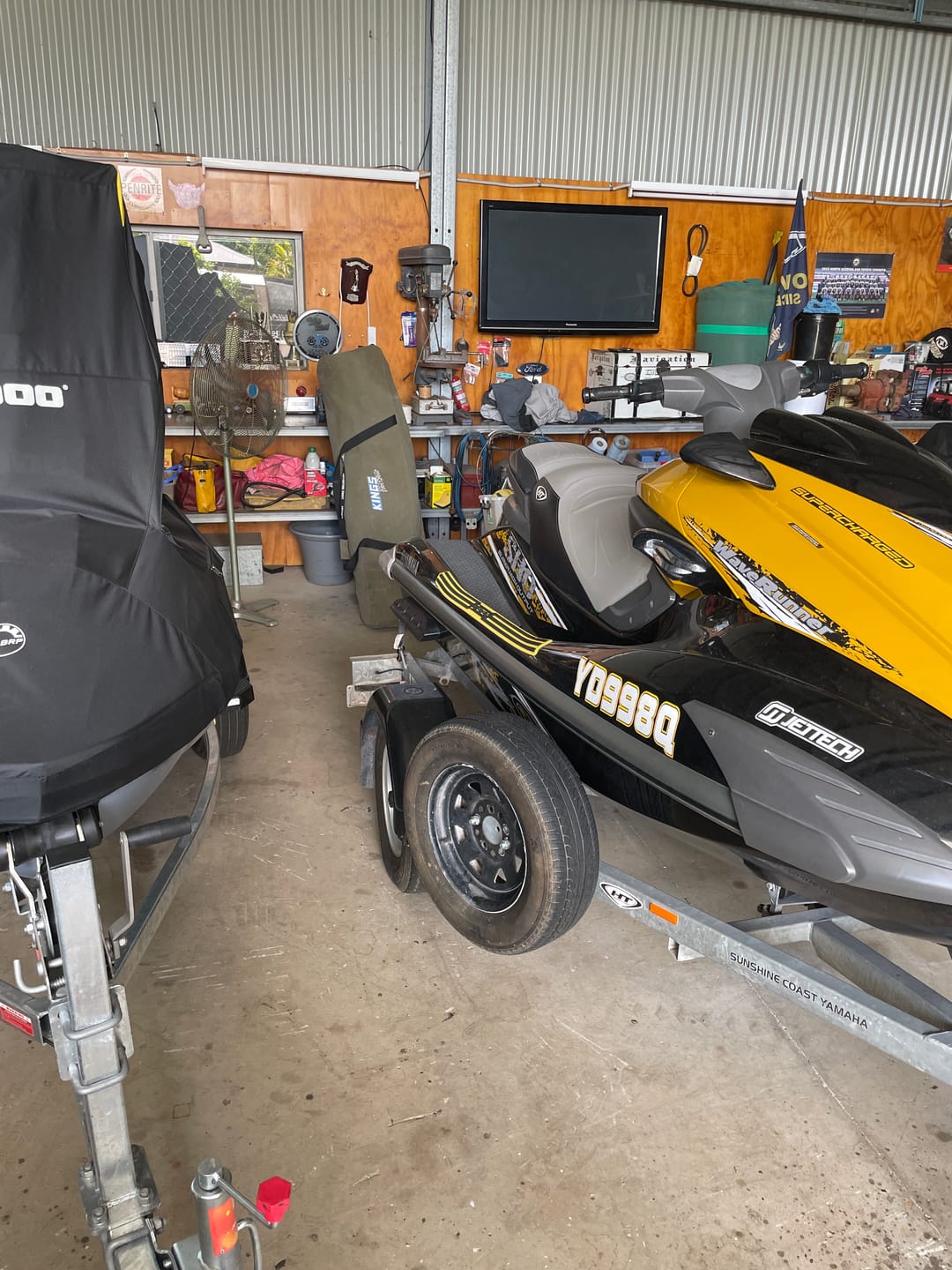 Customer photo review of JET TECH PWC GUNNEL TRACTION PADS