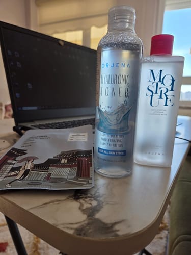 Customer photo review of Orjena Hyaluronic Toner-Hyaluronic Asit Yoğun Nemlendirici Toner-250ml