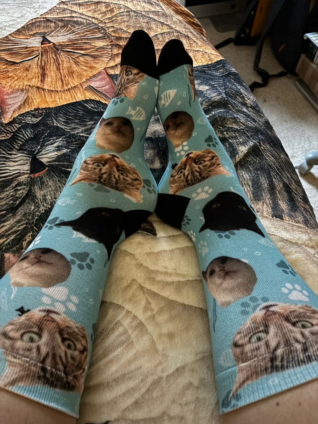 Customer photo review of Dein Foto - Individuelle Socken