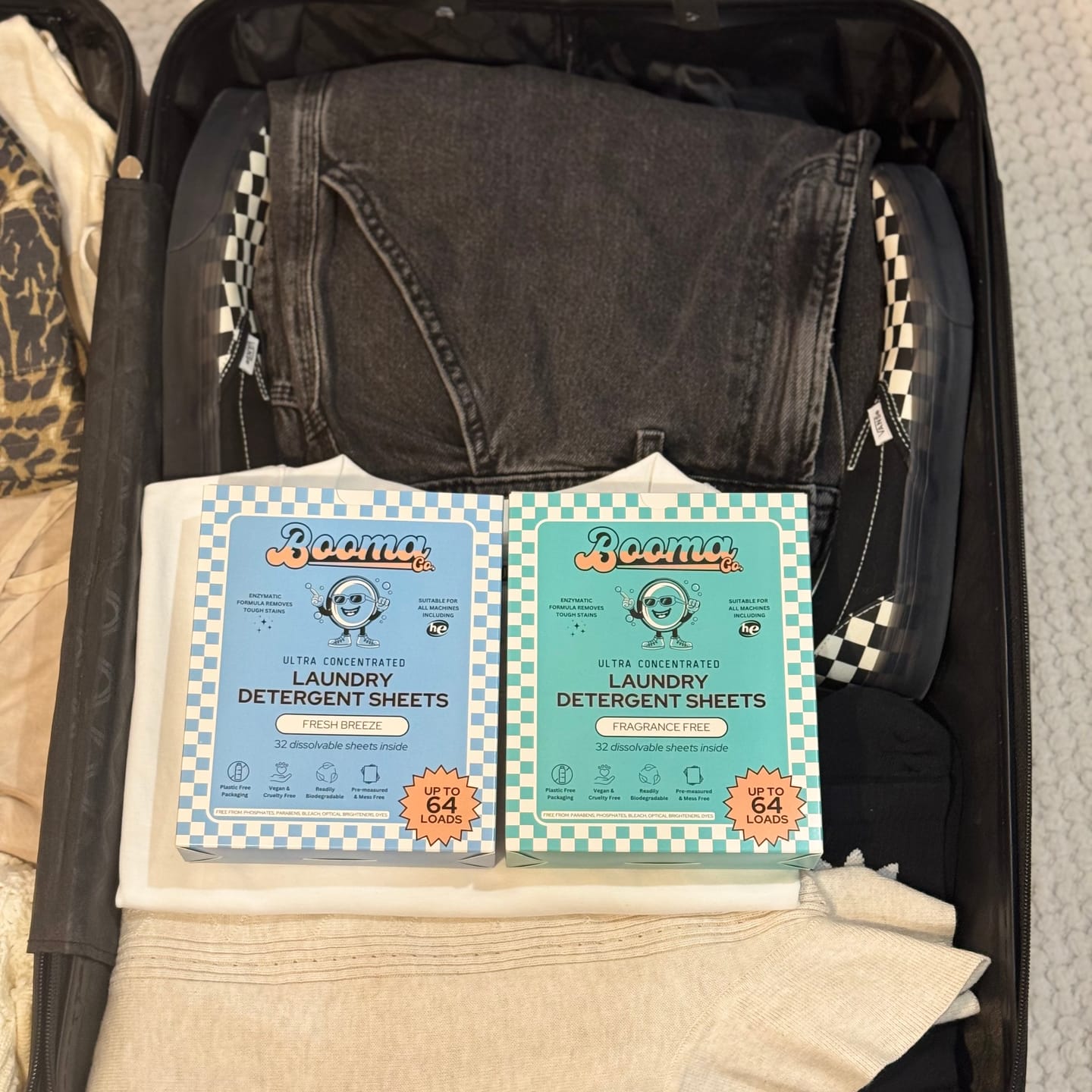Customer photo review of Premium Laundry Detergent Sheets - Fresh Breeze