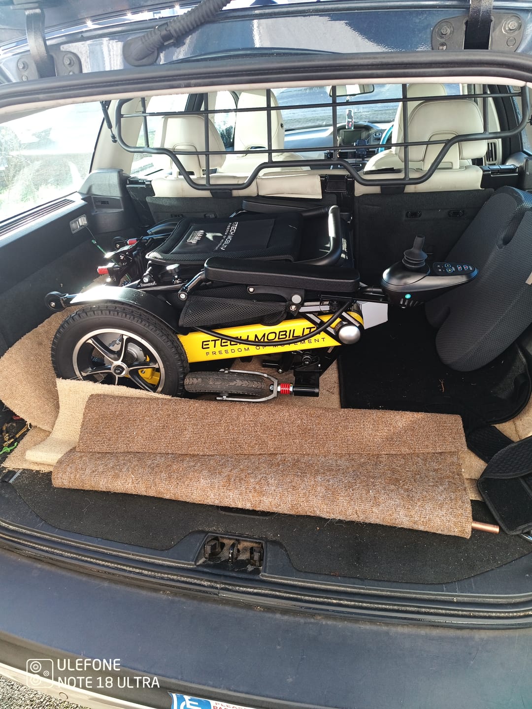 Customer photo review of Lightweight Electric Wheelchair | Folding Powerchair | Freedom Pro ST