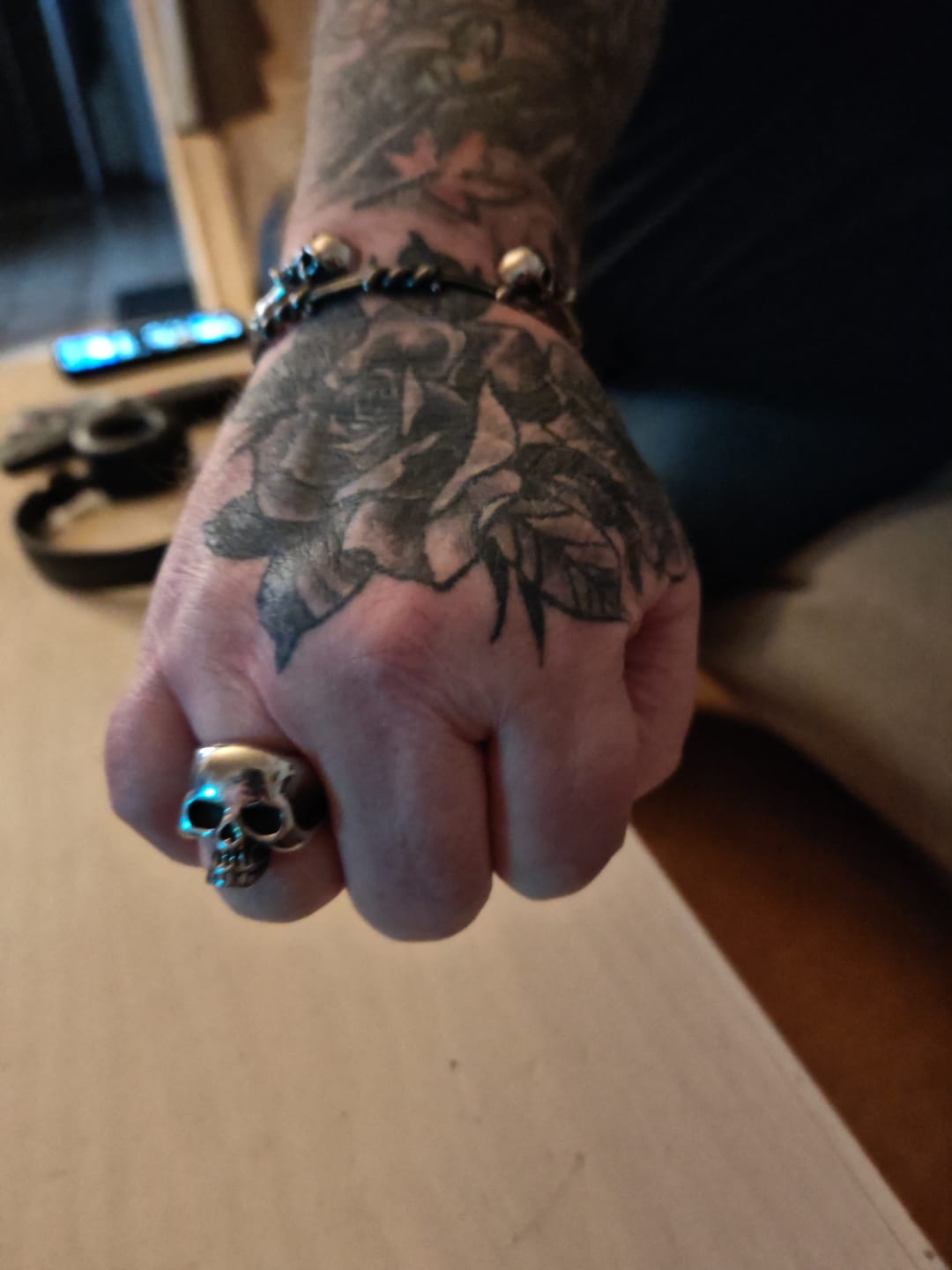 Customer photo review of SKULLED.