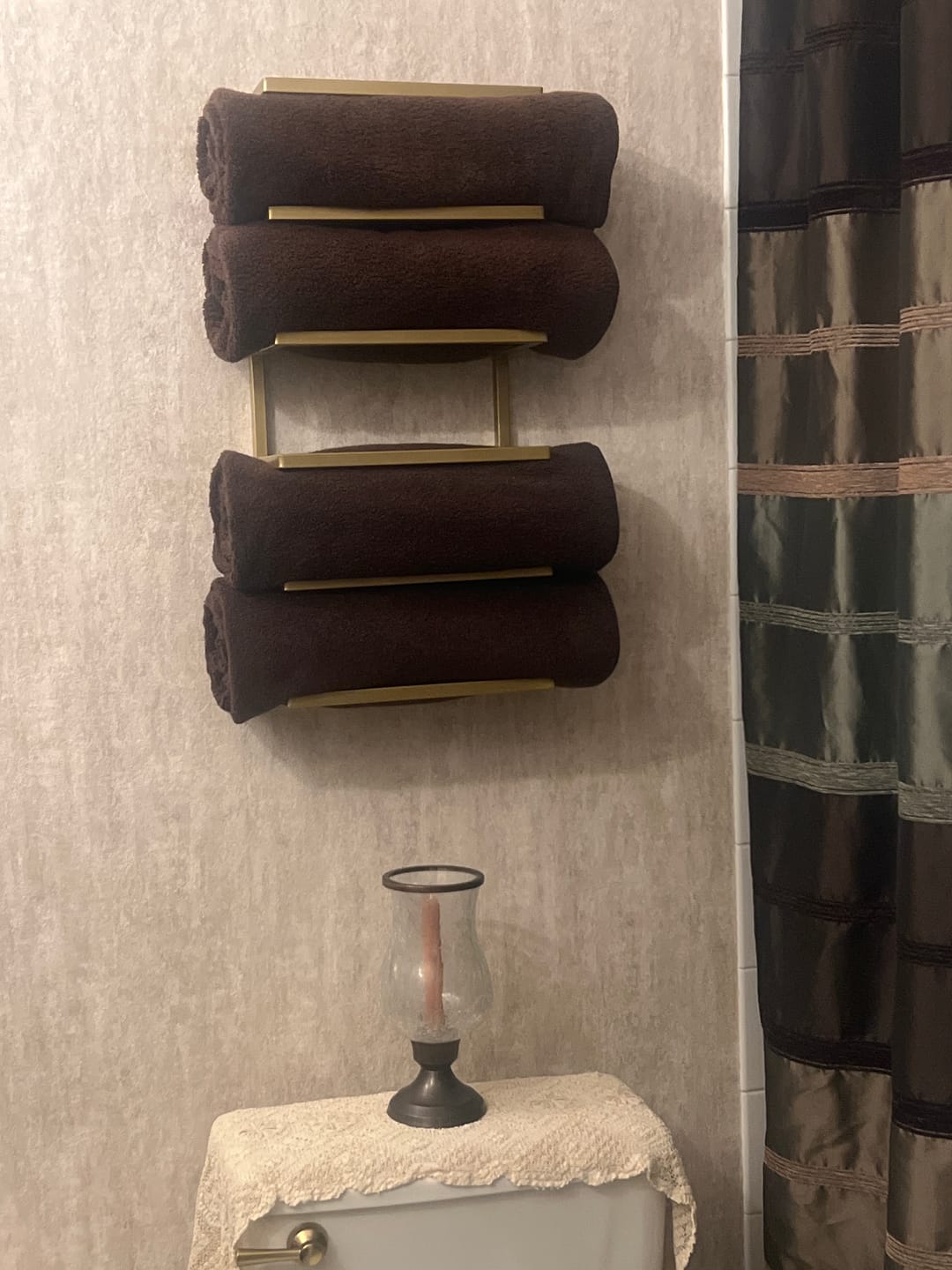 Customer photo review of Multiple Towel Rack