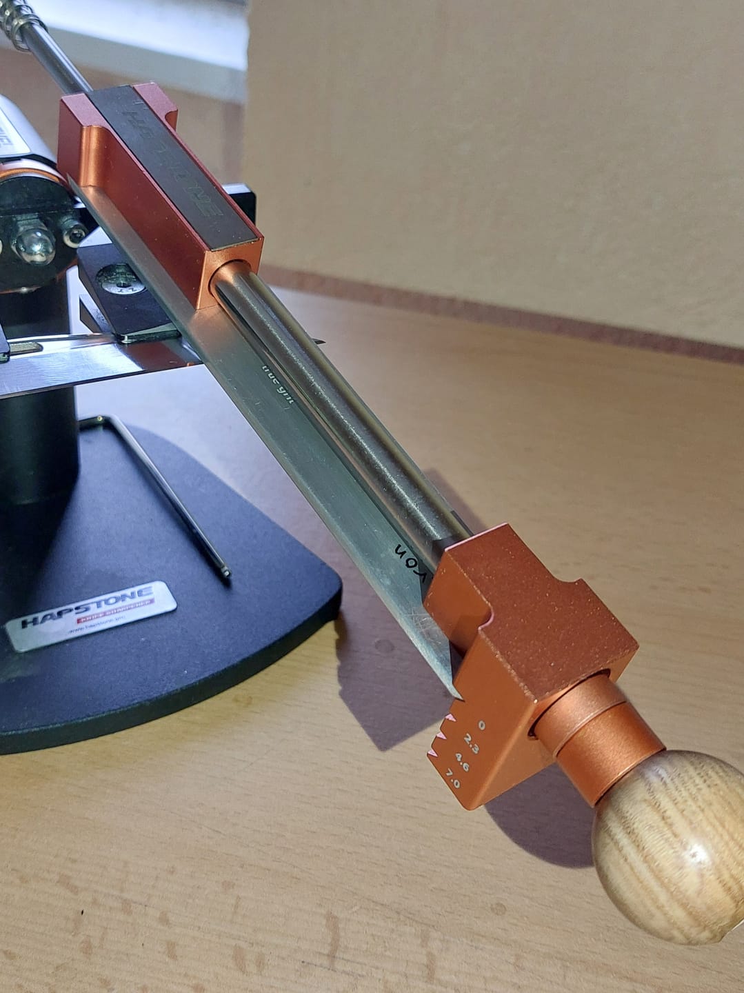 Customer photo review of Advanced Stone Holder with linear bearing