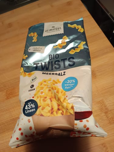 Kundenbewertung mit Foto zu BIO Twists Meersalz