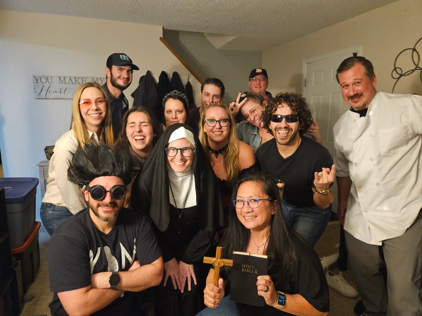 Customer photo review of A Wine Tasting Themed Murder Mystery Game Kit