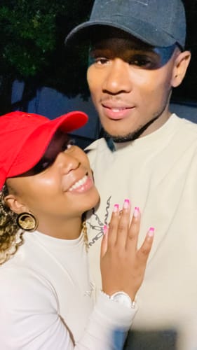 Customer photo review of Gold Diva Earrings