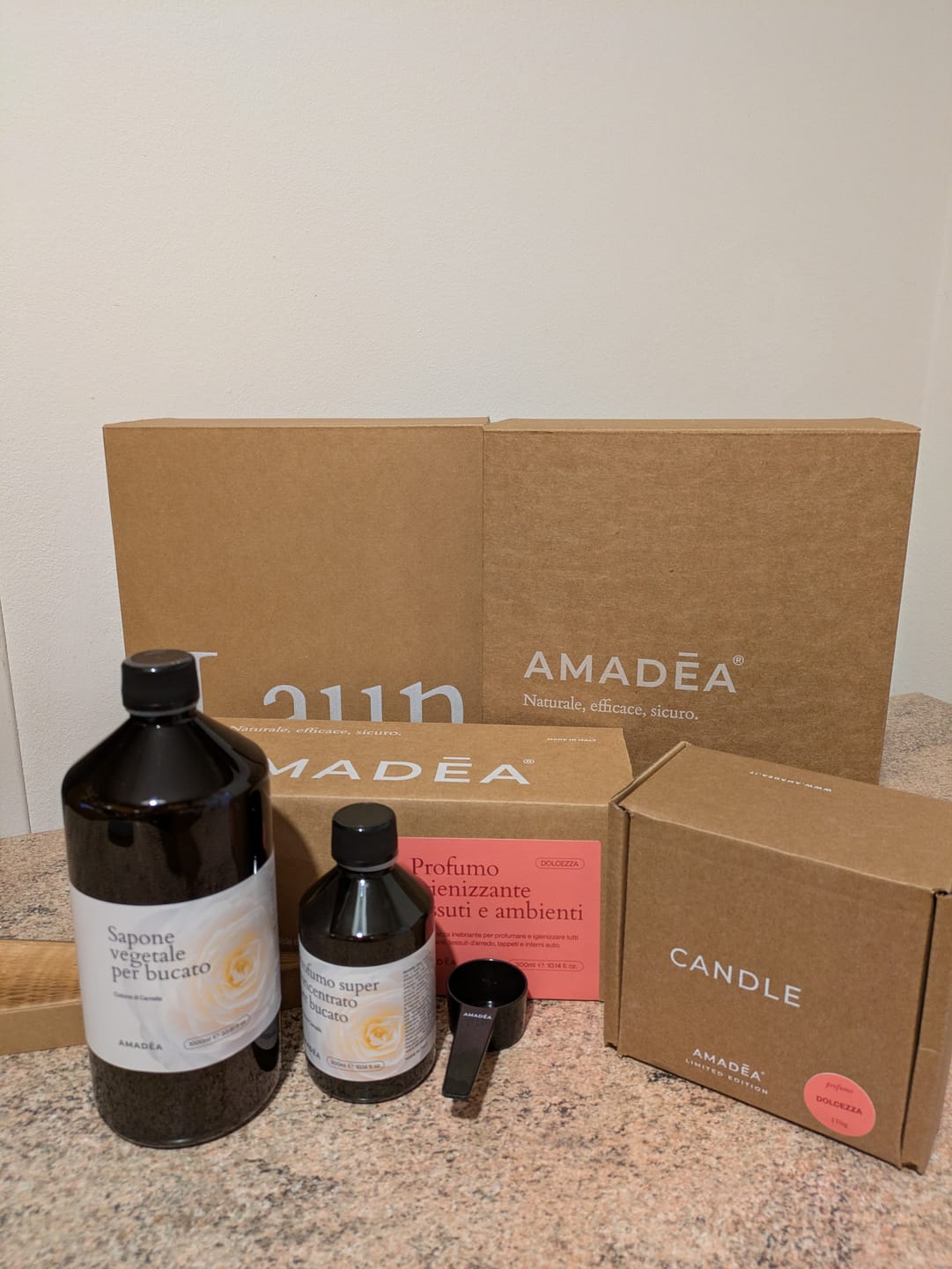 Customer photo review of Kit Laundry Cotone di Camelia