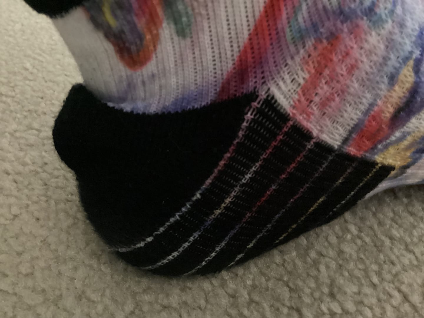 Customer photo review of Pet Garden Ankle Compression Socks 5-Pack Bundle